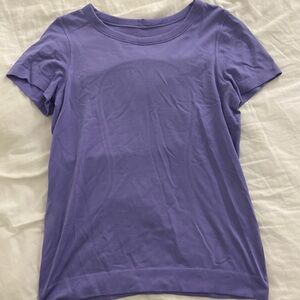 Purple Lululemon workout top